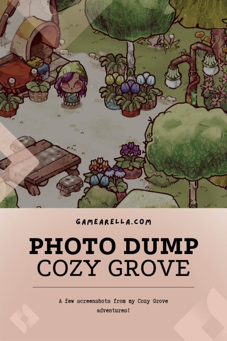 Gaming Photo Dump | Cozy Grove